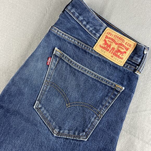 Levi's Other - Levi’s 505 Denim Blue Jeans Mens 36x29 Casual Straight Leg Pants Medium Wash